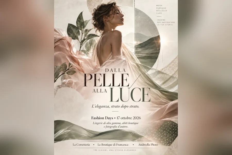 Dalla Pelle alla Luce - Fashion Days 17 ottobre 2026 da Andreella Photo