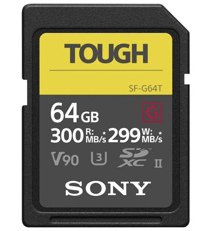 Sony Tough SF-G64T SDXC 64Gb - Andreella Photo