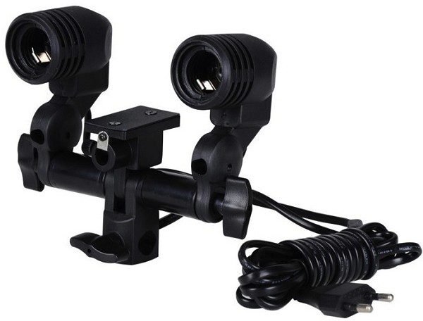 Photopartners Portalampade a 2 lampade