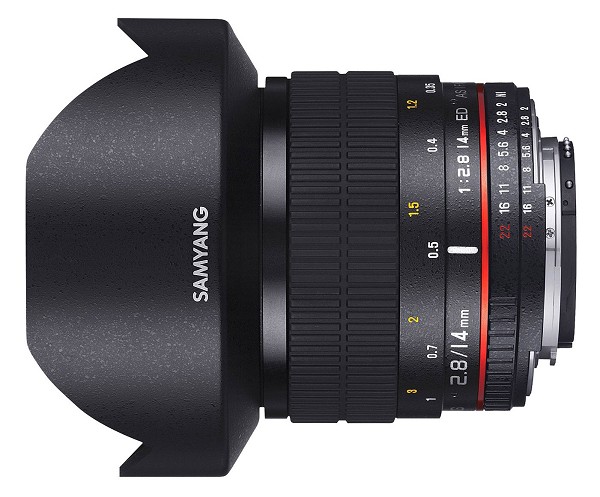 Samyang 14mm f/2,8 UMC per Canon Eos (CN)