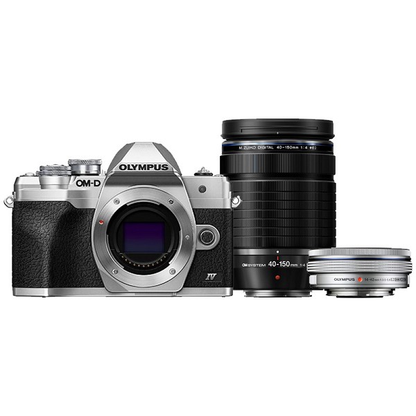 OM System OM-D E-M10 Mark IV (Silver) + M.Zuiko 14-42mm EZ (Silver) + M.Zuiko 40-150mm f/4,0-5,6R