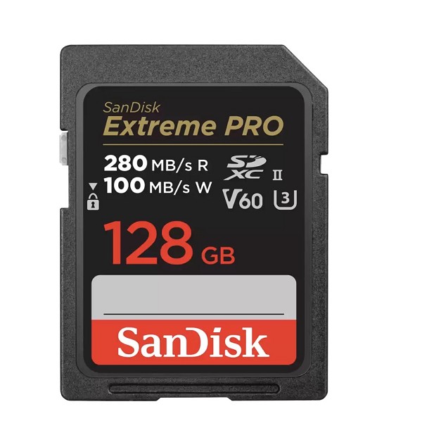 Sandisk Extreme PRO SD UHS-II 128Gb/s