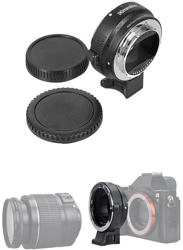 Commlite CM-EF-E (adattatore Sony-Canon)