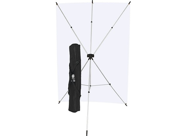 Westcott X-Drop Backdrop Kit con fondale grigio 1,50×3,60m