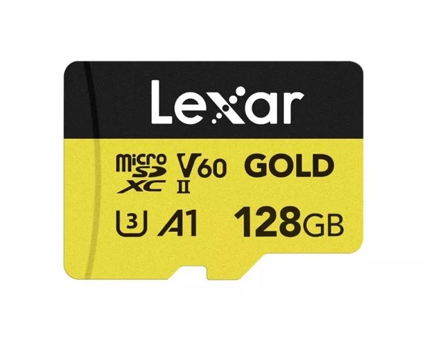 Lexar Micro SDXC UHS-II 128Gb Gold