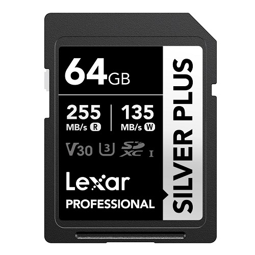 Lexar SILVER PLUS SDXC 64Gb V30 UHS-I - Andreella Photo