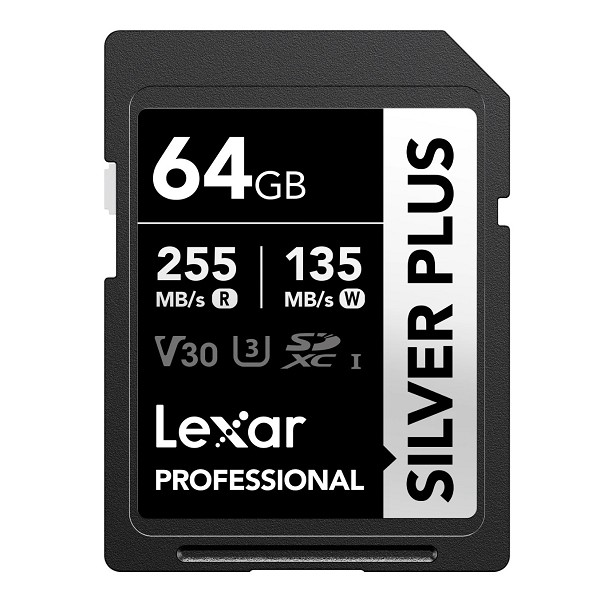 Lexar SILVER PLUS SDXC 64Gb V30 UHS-I