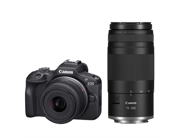 Canon EOS R100+RF-S 18-45+RF 75-300mm f/4-5,6