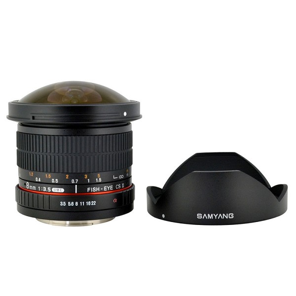 Samyang 8mm f/3,5 CS II per Nikon