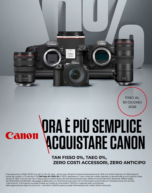 • Canon - FINANZIAMENTO A TASSO ZERO