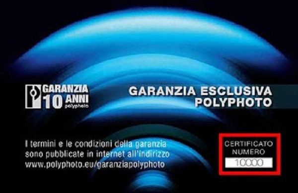 - Tamron - Garanzia 10 anni